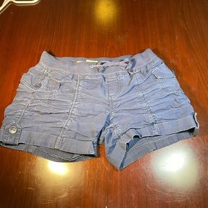 Blue cargo shorts